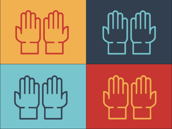 Clinic Medical Gloves Graphics & Logos