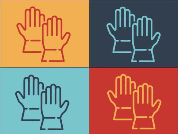 Health Medical Gloves Graphics and Logos