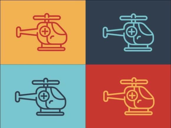 Medical Helicopter Graphics and Logos