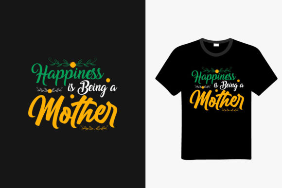 Mothers Typography T-Shirt Design: Graphic Templates for Crafters