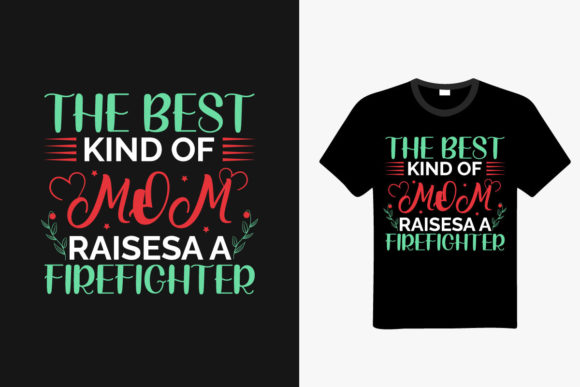 Mothers Typography T-Shirt with Flower