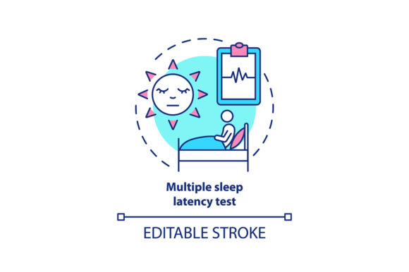 Multiple Sleep Latency Test Concept Icon