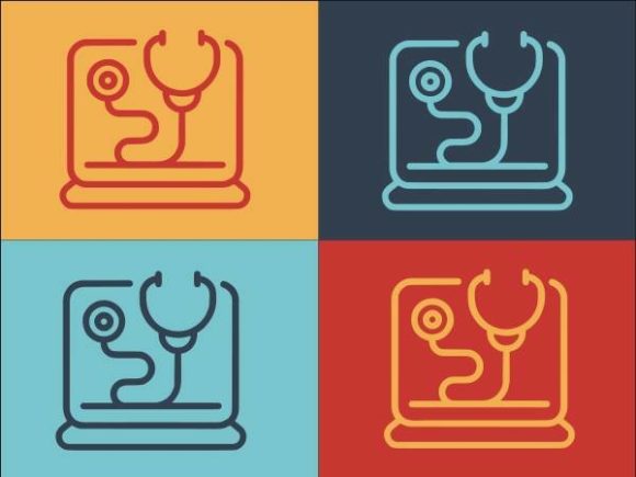 Online Medical Consultancy: Graphics and Logos for Modern Design