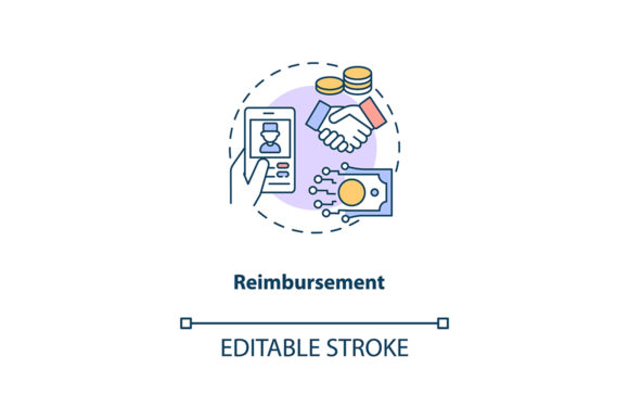 Reimbursement Concept Icon Graphics and Icons