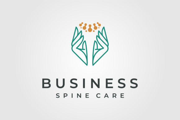 Spine Clinic Abstract Logo Vector Design